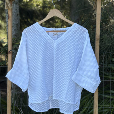 Blusa playera nudos